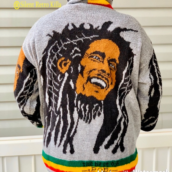 Vintage Other - Vintage Bob Marley Reggae Jamaica Wool Jacket